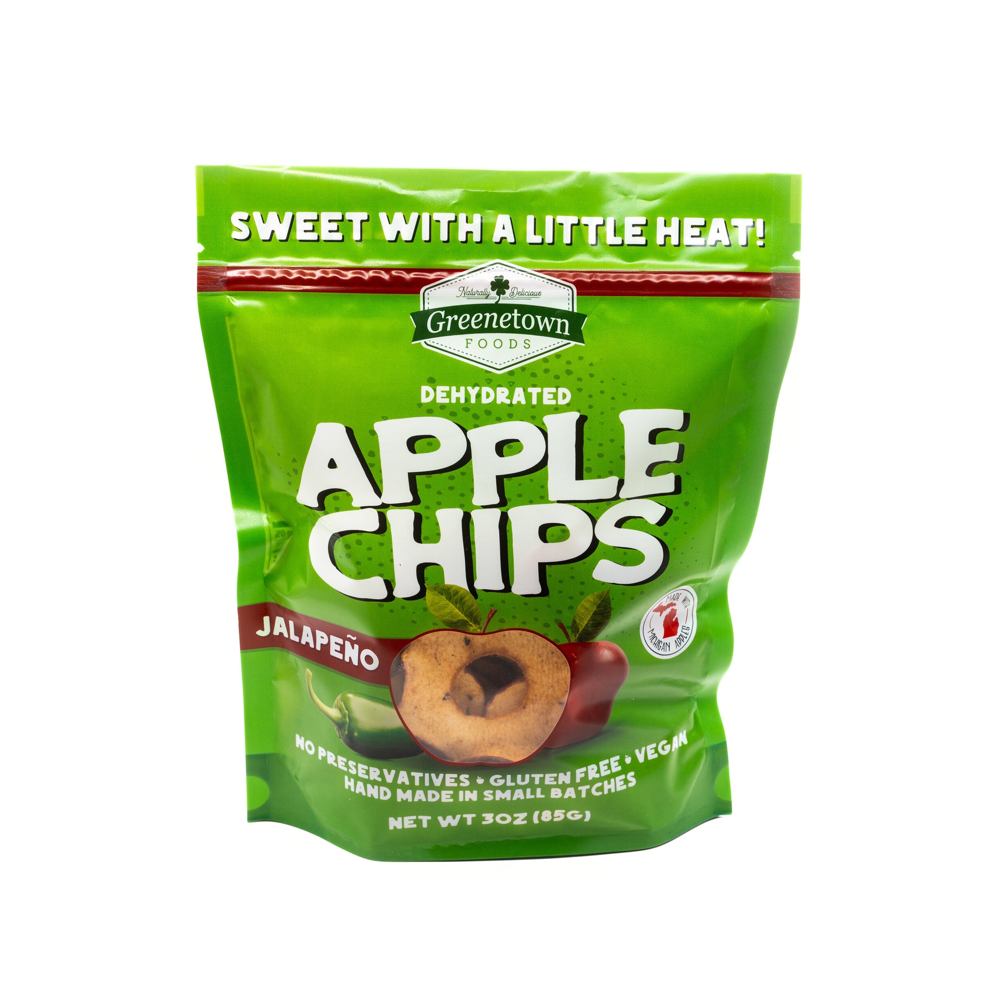 Jalapeño Apple Chips 3 oz Case (6)